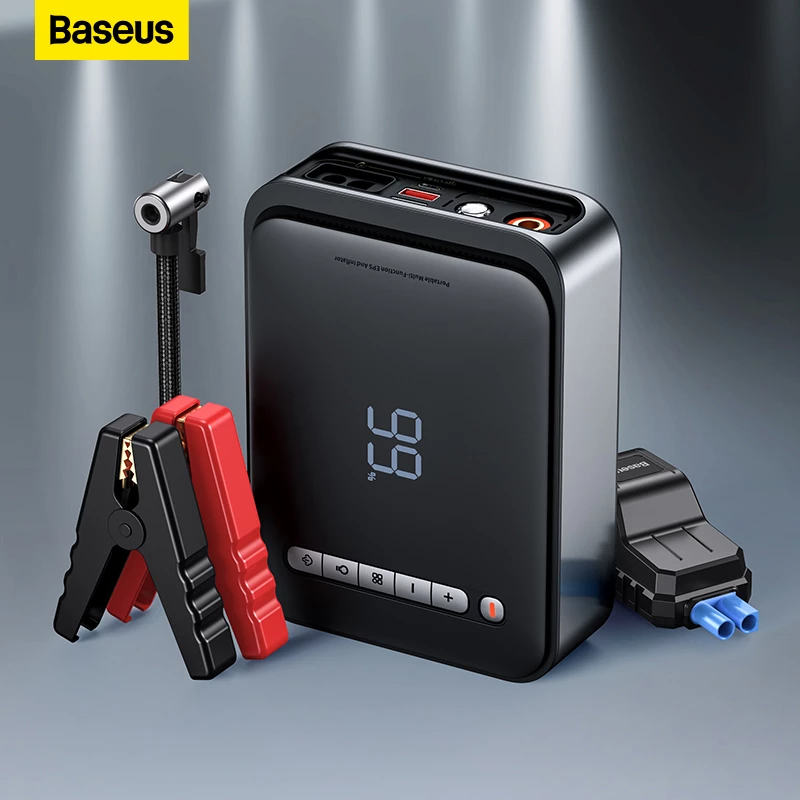  Jump Starter with Air Compressor, 10400mAh Portable